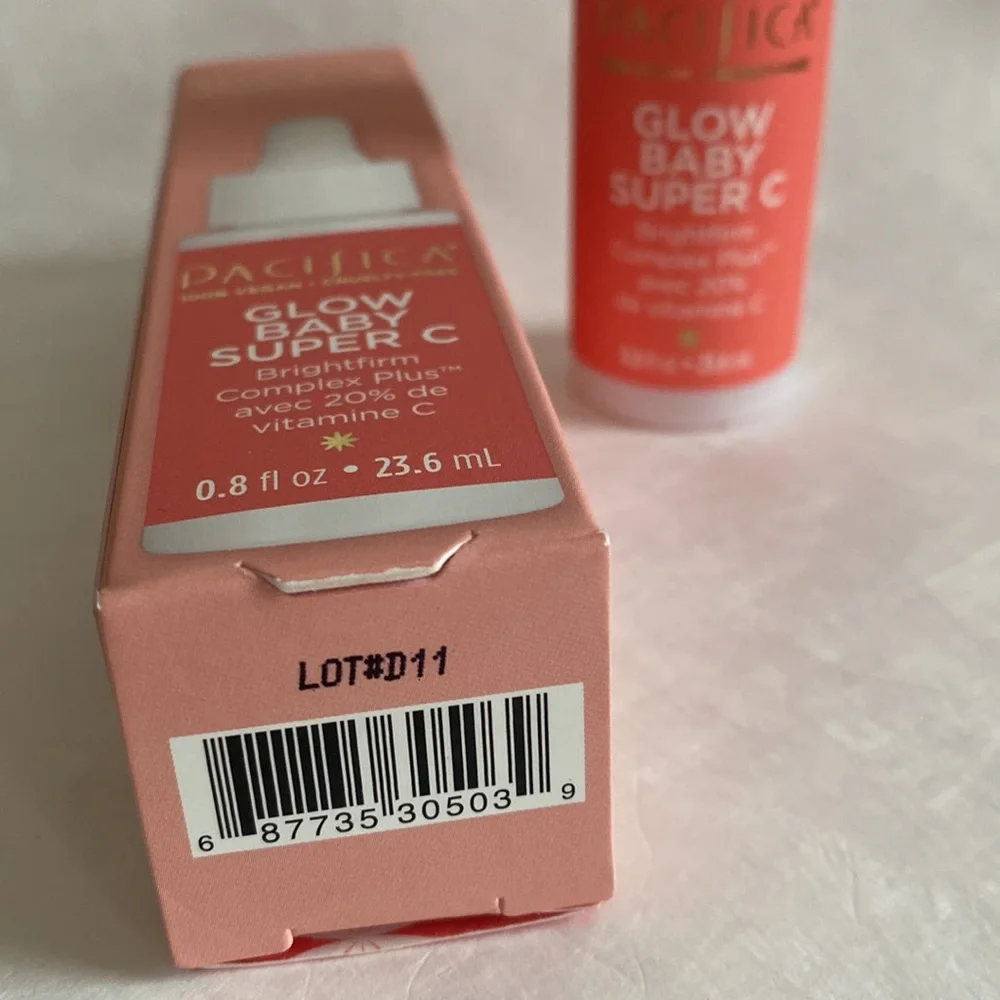 PACIFICA Glow Baby Super Vitamin C Serum 0.8oz $20 CLEAN BEAUTY